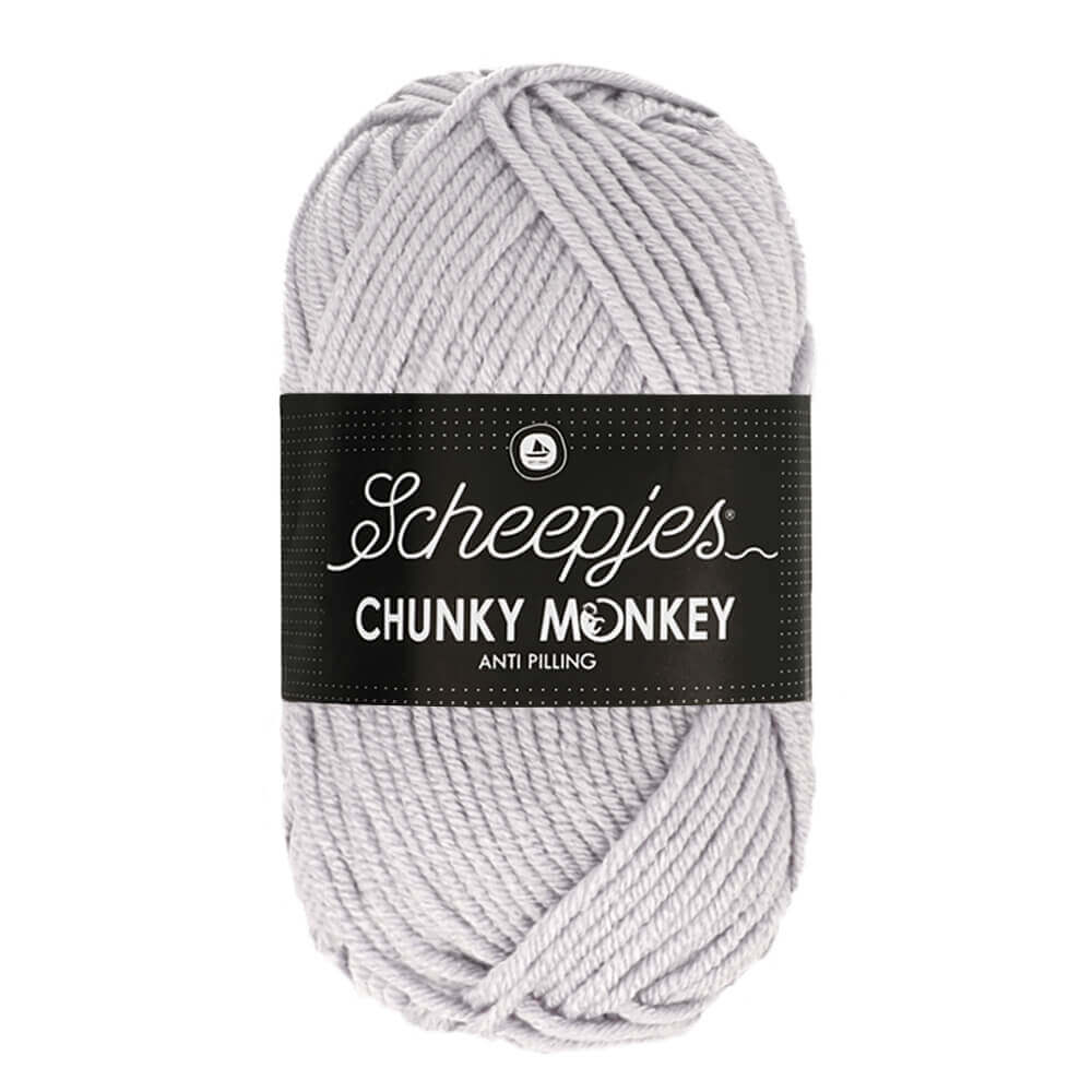 Scheepjeswol "Chunky Monkey", 5x100g, 100% Acryl, naald 5.0, kleur 1724 Heather