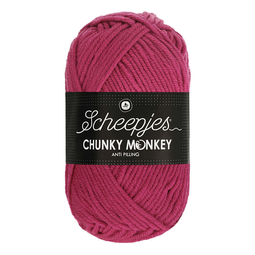 Scheepjeswol "Chunky Monkey", 5x100g, 100% Acryl, naald 5.0, kleur 1827 Deep
