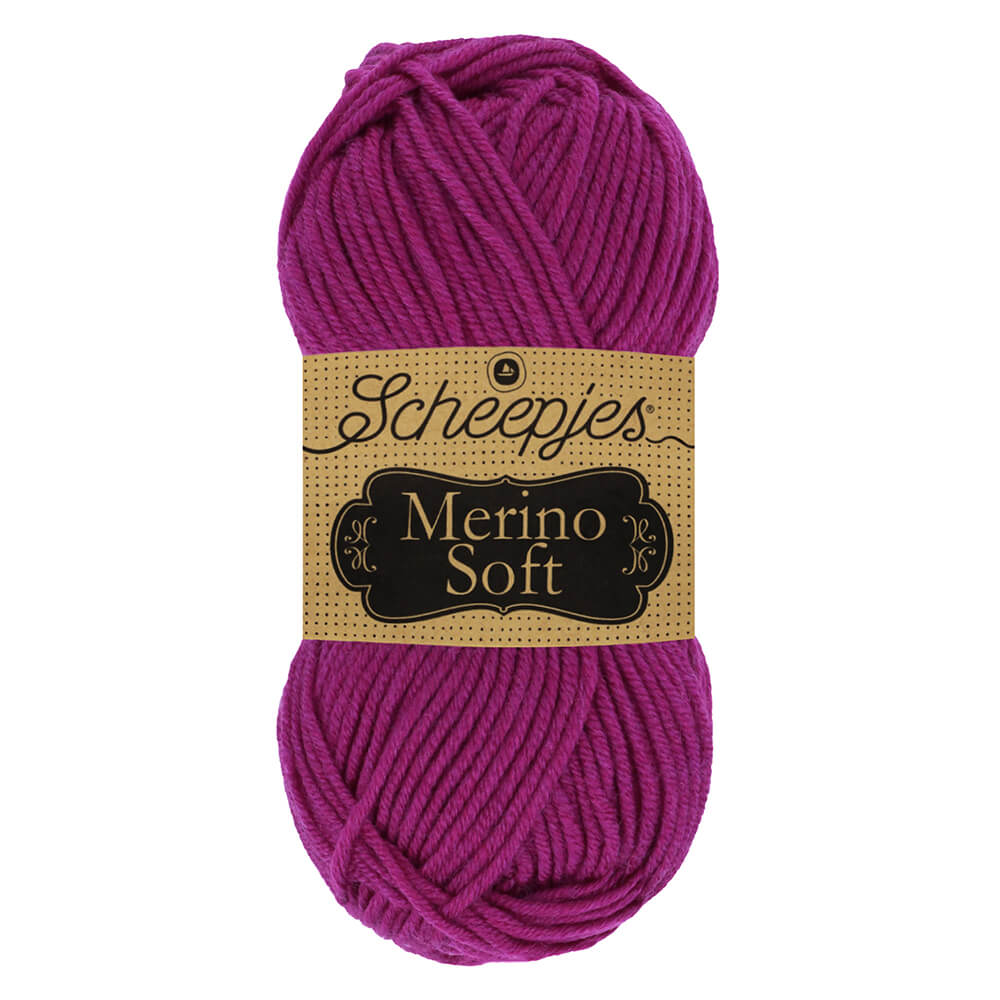 Scheepjeswol "Merino Soft", 10x50g, 50% merino/25% microvezel/25% acryl, naald 4.0-5.0, kleur 636 Carney