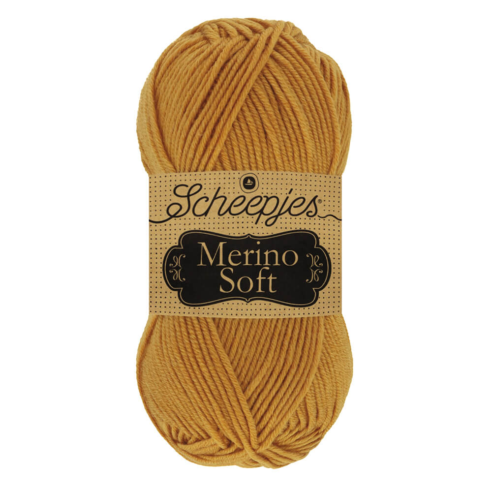Scheepjeswol "Merino Soft", 10x50g, 50% merino/25% microvezel/25% acryl, naald 4.0-5.0, kleur 641 Van Gogh