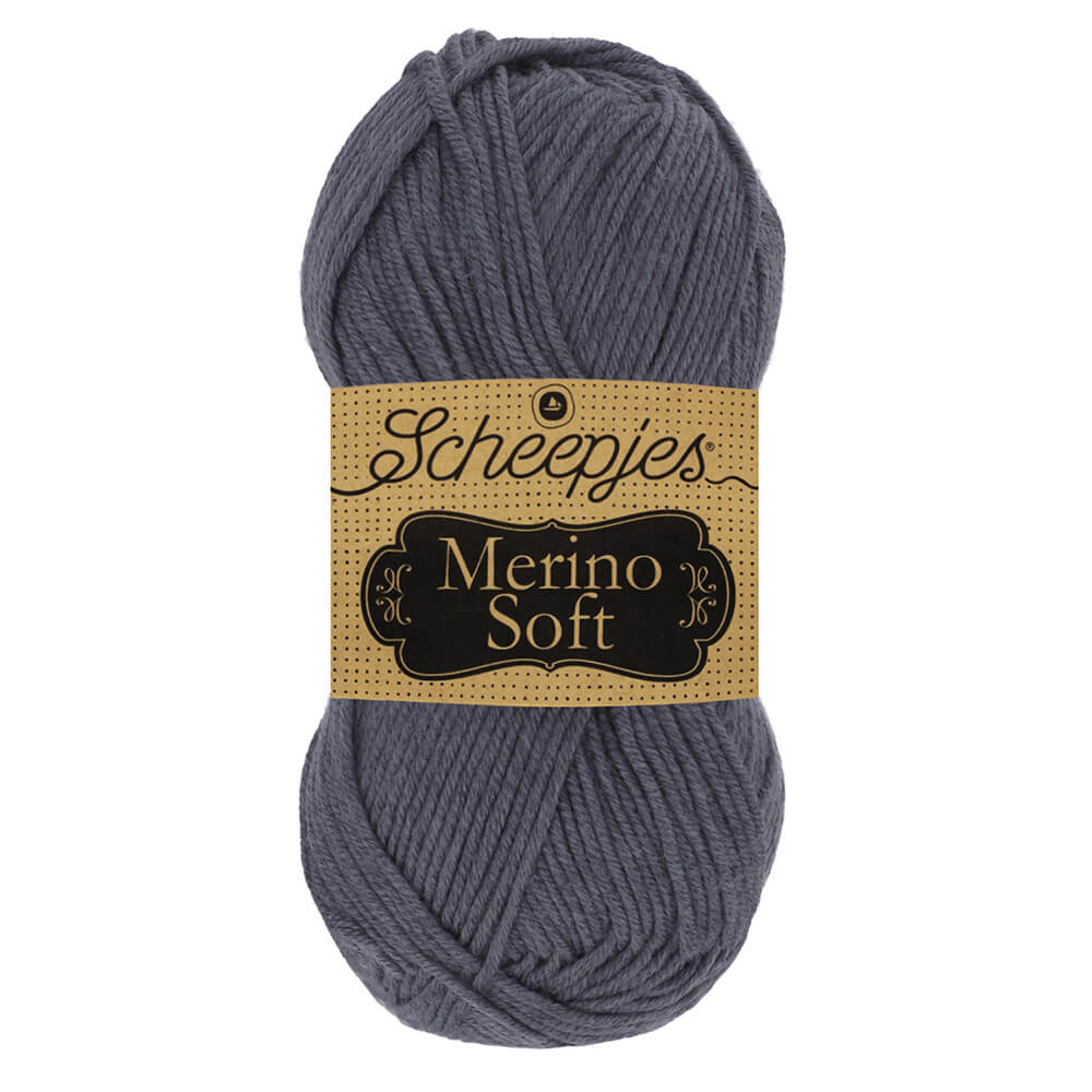 Scheepjeswol "Merino Soft", 10x50g, 50% merino/25% microvezel/25% acryl, naald 4.0-5.0, kleur 605 Hogarth