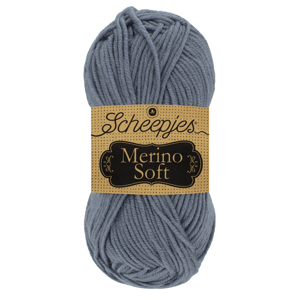 Scheepjeswol "Merino Soft", 10x50g, 50% merino/25% microvezel/25% acryl, naald 4.0-5.0, kleur 613 Giotto