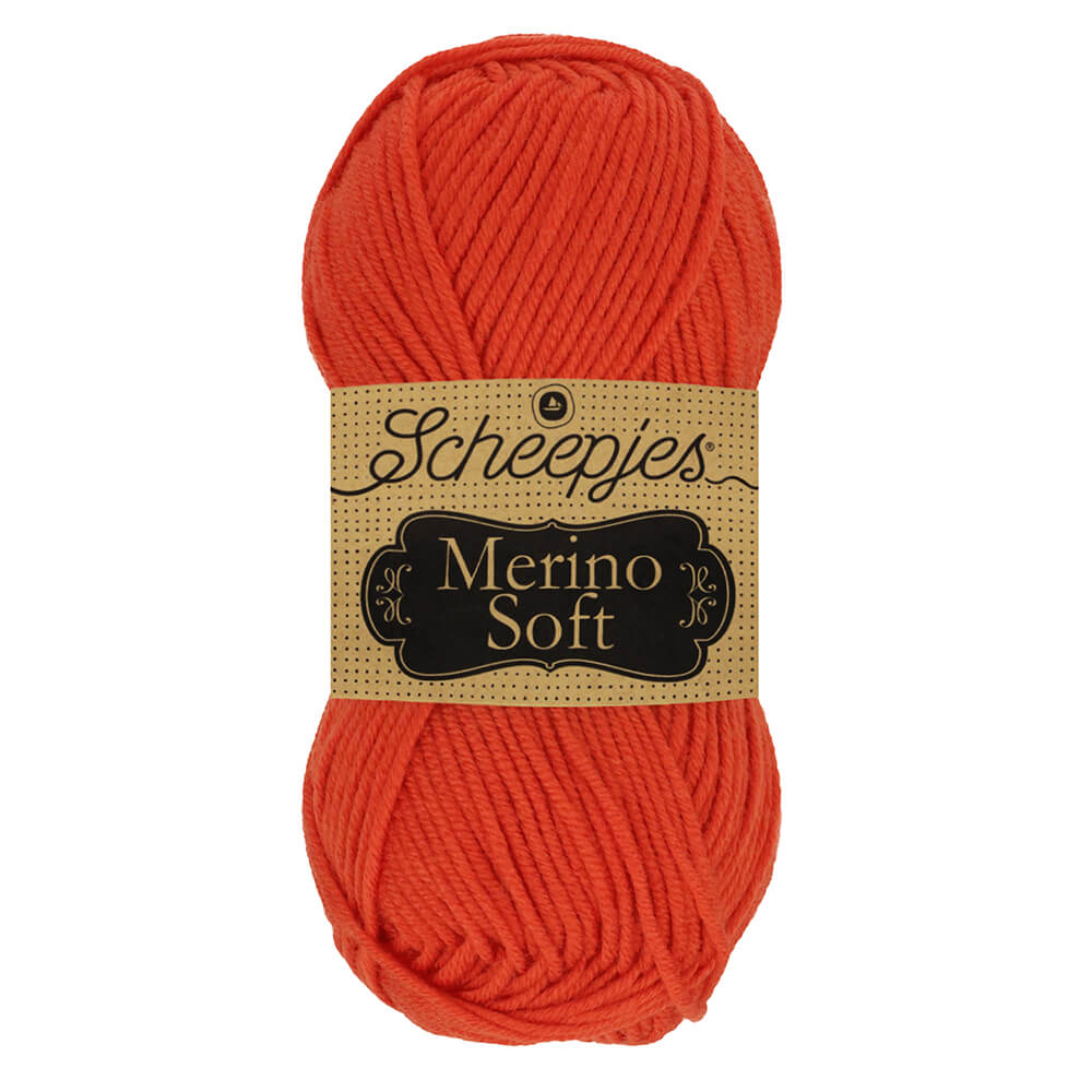 Scheepjeswol "Merino Soft", 10x50g, 50% merino/25% microvezel/25% acryl, naald 4.0-5.0, kleur 620 Munch