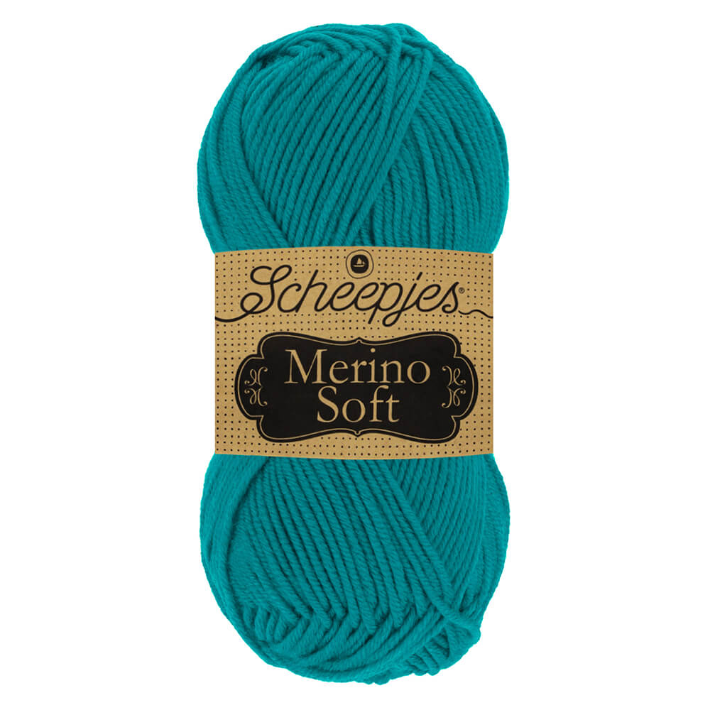 Scheepjeswol "Merino Soft", 10x50g, 50% merino/25% microvezel/25% acryl, naald 4.0-5.0, kleur 617 Cézanne
