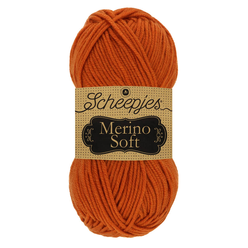 Scheepjeswol "Merino Soft", 10x50g, 50% merino/25% microvezel/25% acryl, naald 4.0-5.0, kleur 619 Gauguin