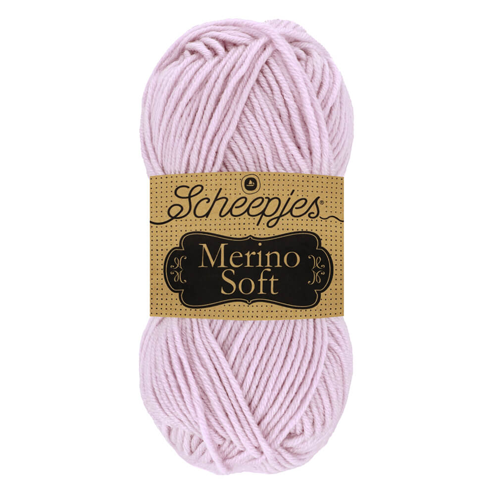 Scheepjeswol "Merino Soft", 10x50g, 50% merino/25% microvezel/25% acryl, naald 4.0-5.0, kleur 654 Bellini