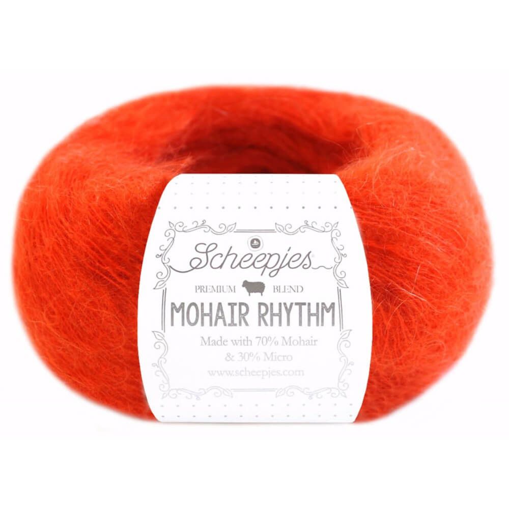 Scheepjeswol Mohair Rhythm, 10x25gr, 70% Mohair/30% microvezel, kleur " Cha Cha"