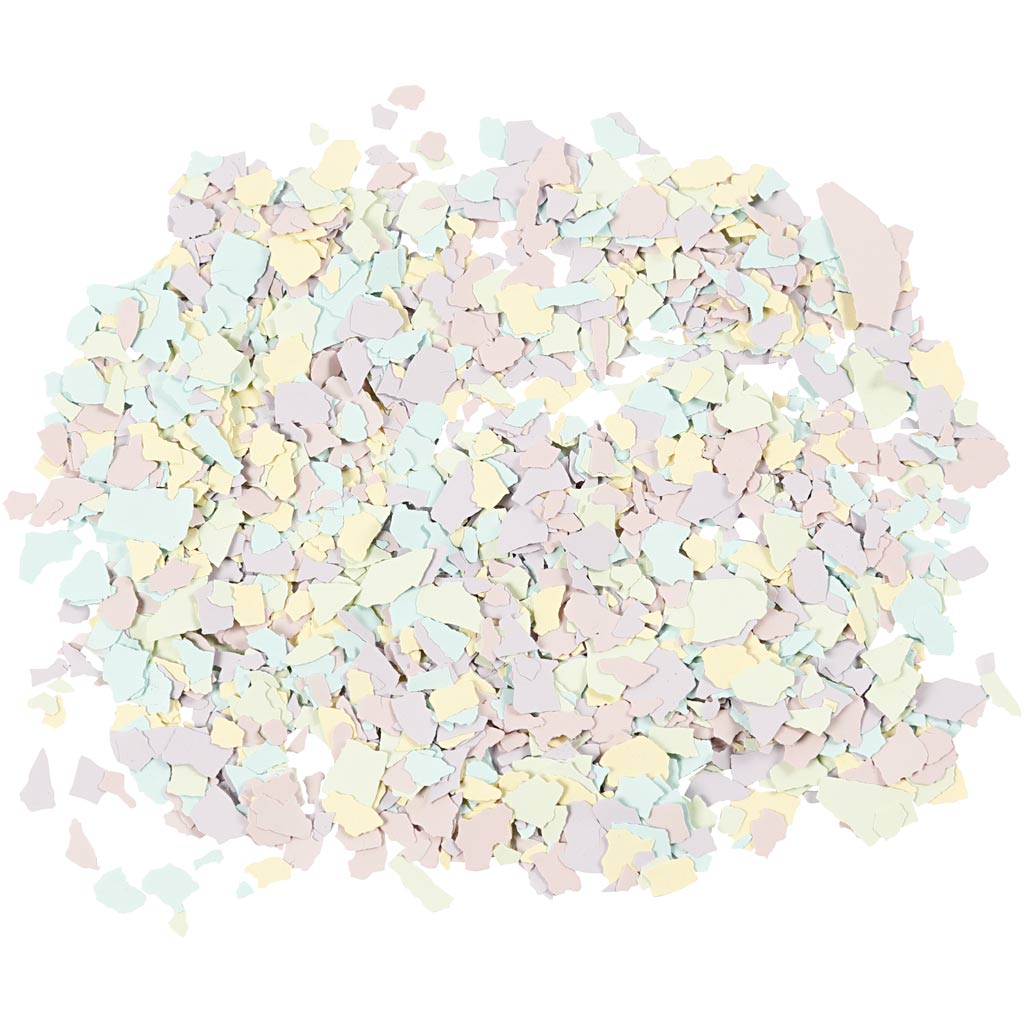 Flocons de Terrazzo, couleurs pastel, 90 gr/ 1 boîte