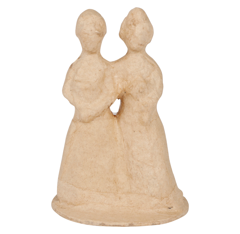 Décopatch Déco - Figurines mariés: femme + femme
