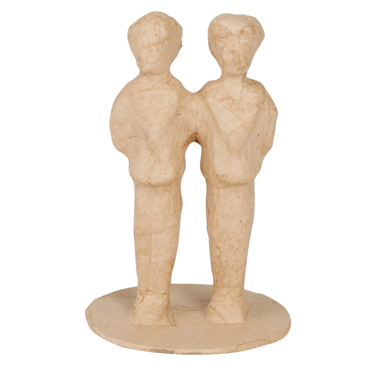 Décopatch Déco - Figurines mariés: homme + homme