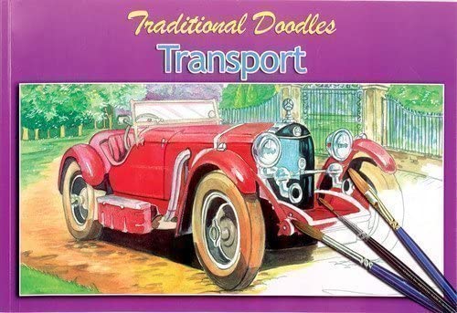 Kleurboek Mandala's, 21 x 21 cm, 80 in te kleuren prenten, "Transport"