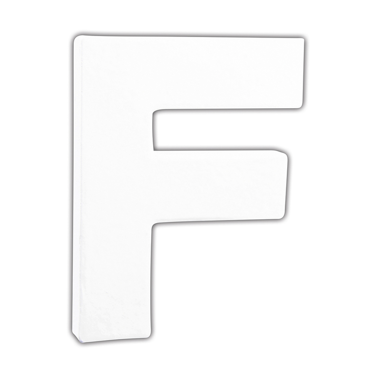 Décopatch lettre "F", 12cm
