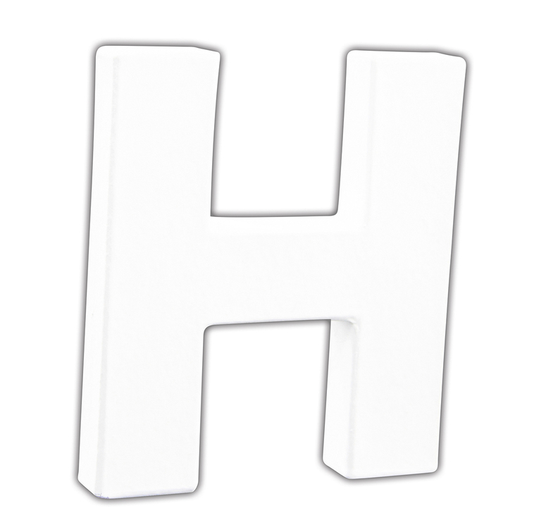 Décopatch lettre "H", 12cm