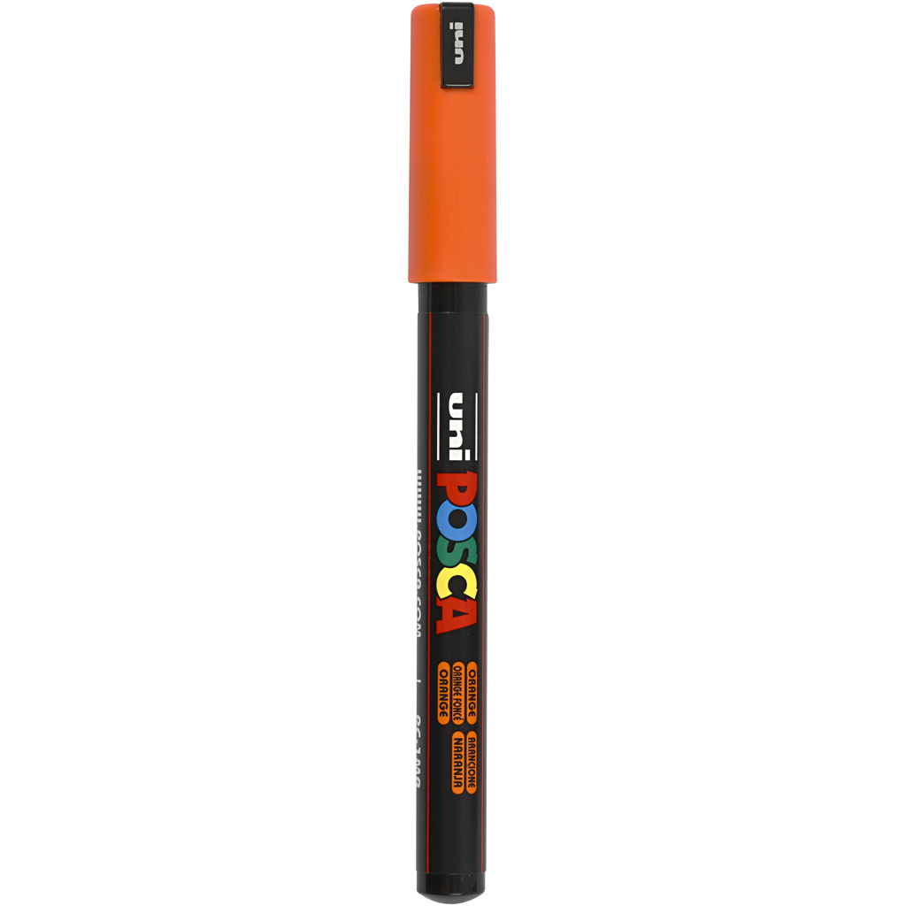 Posca verfstift PC1MR Extrafijne & gekalibreerde punt - Donker oranje