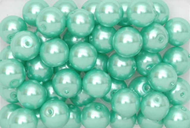 Perles de Cire , 10mm, 200gr, Vert clair