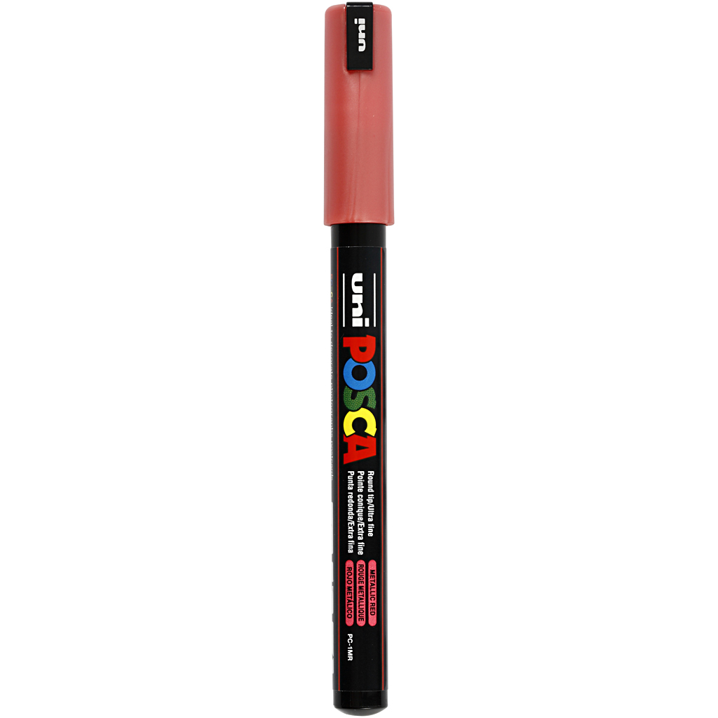 Posca verfstift PC1MR Extrafijne & gekalibreerde punt - Metallic rood