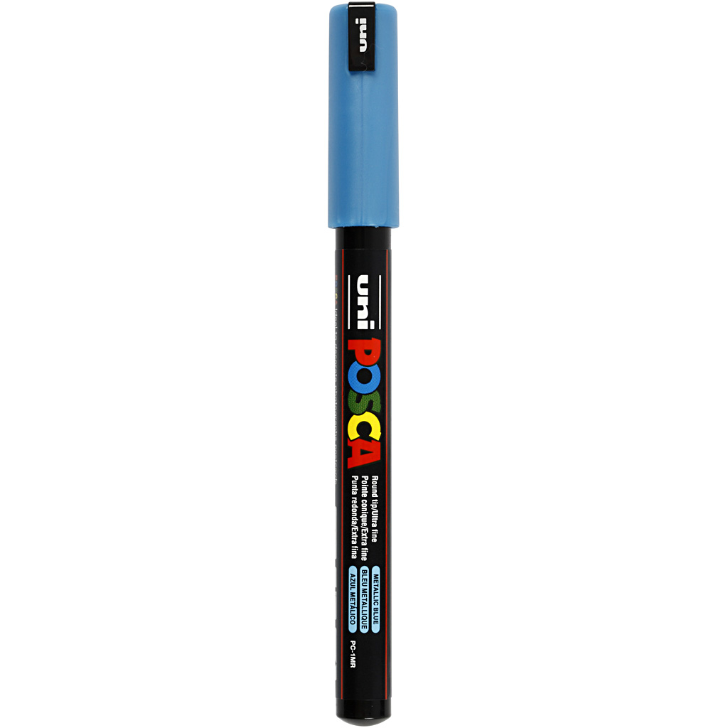 Posca verfstift PC1MR Extrafijne & gekalibreerde punt - Metallic blauw