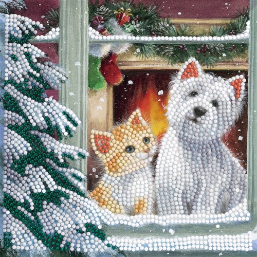 Crystal Card Kit ® By the Window (18x18cm/partial)
