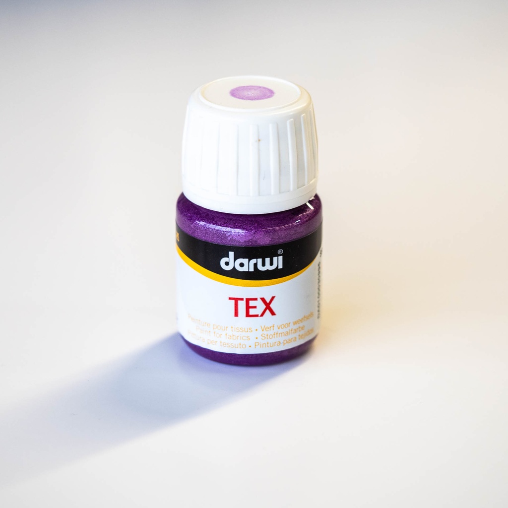 Darwi Tex textielverf, 30ml, Violet Nacré