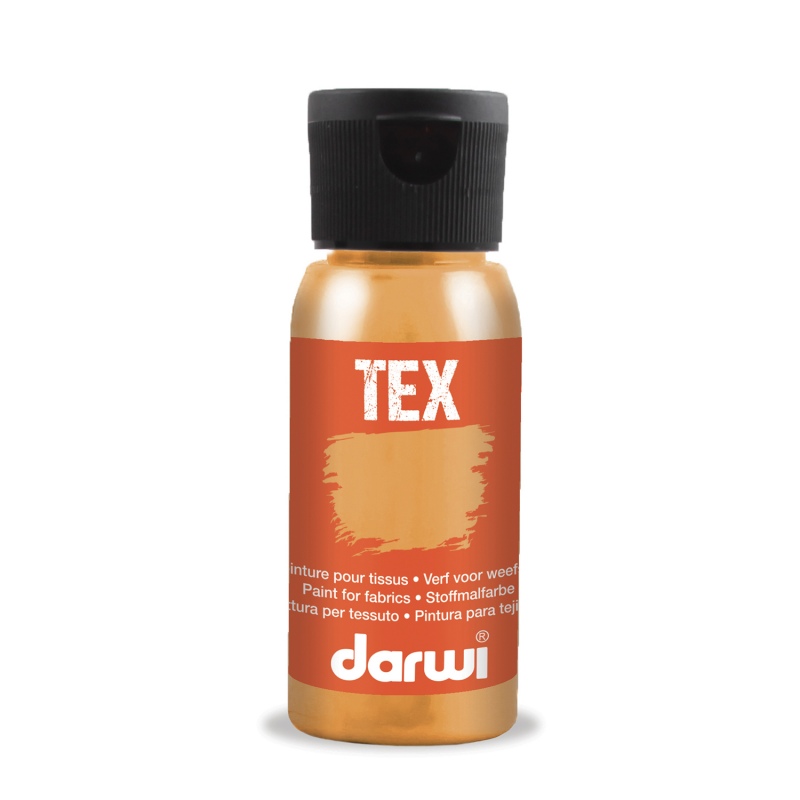 Darwi Tex textielverf, 50ml, Cuivre