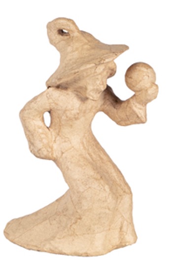 Décopatch SA figuur Heks met kristallen bol (15x8x20 cm)