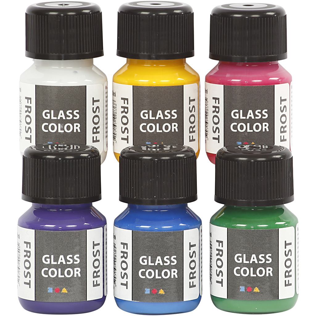 Glass Frost, couleurs assorties, 6x30 ml/ 1 Pq.