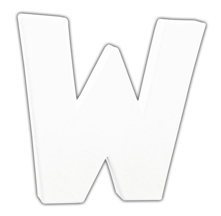 Décopatch lettre "W", 12cm