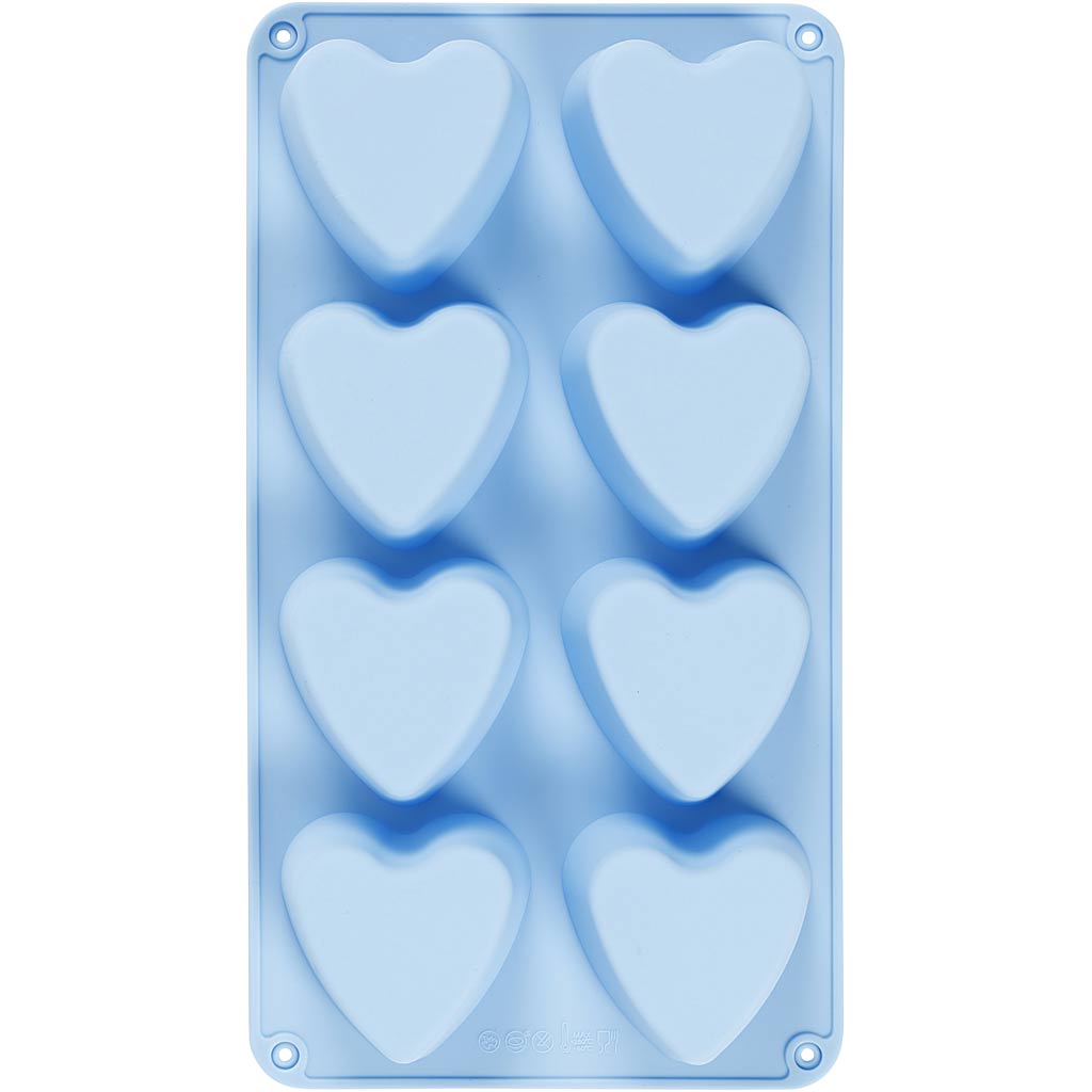 Siliconenvormen, lichtblauw, harten, 100ml, 1 stuk