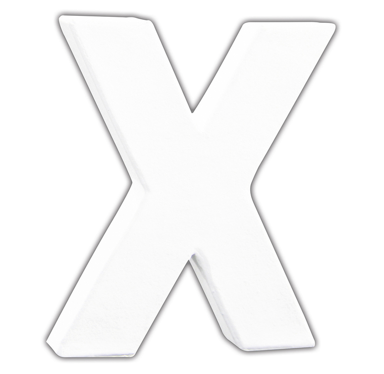 Décopatch lettre "X", 12cm