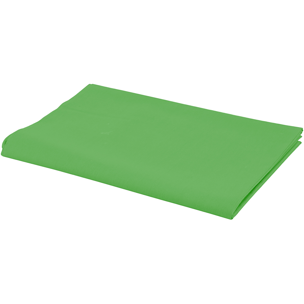 Tissu, L: 145 cm, 140 gr, vert, 1 par m