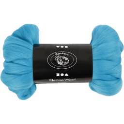 [CR46#033] Merino wol, 21 micron, 100 gr, turquoise