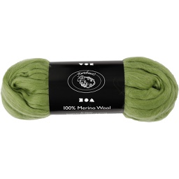 [CR46071] Merino wol, 21 micron, 100 gr, cactus