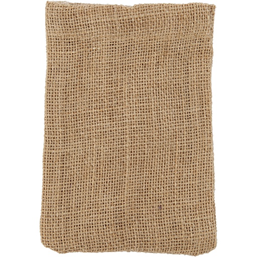 [CR499905] Sac en coton, dim. 10x15 cm, 275 , brun, 4 pièce/ 1 Pq.