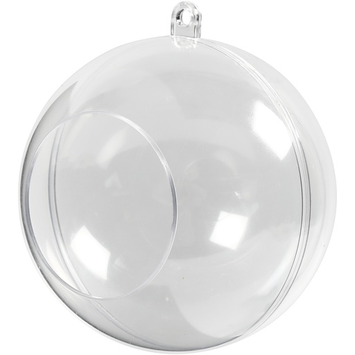 [CR52139] Boules avec ouverture, d: 8 cm, diamètre intérieur 4,5 cm, 5 pièce/ 1 Pq.