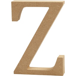 [CR56335] Letter, Z, H: 13 cm, dikte 2 cm, 1 stuk
