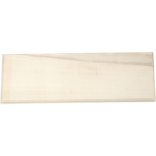 [CR59224] Panneau en bois, dim. 10x30 cm, ép. 1 cm, 1 pièce