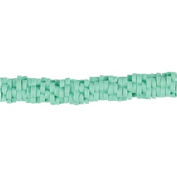 [CR61011] Klei kralen, d: 5-6 mm, gatgrootte 2 mm, 145 stuks, groen