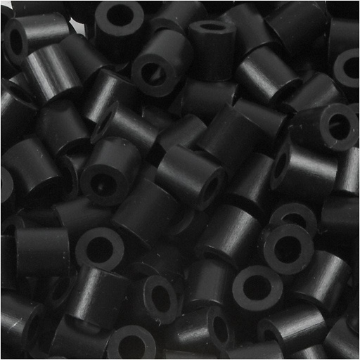 [CR751011] Perles à repasser, dim. 5x5 mm, diamètre intérieur 2,5 mm, medium, noir (32220), 6000 pièce/ 1 Pq.