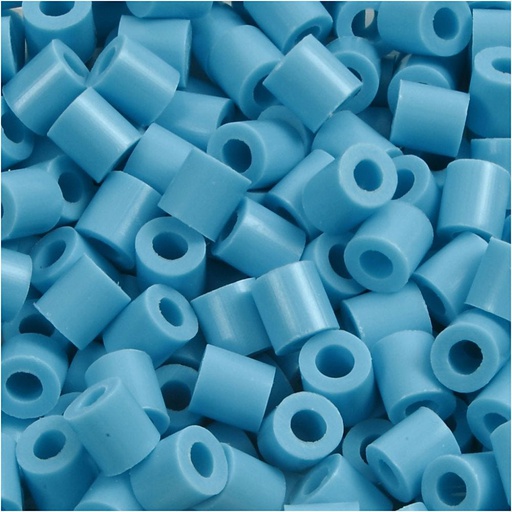 [CR751101] Perles à repasser, dim. 5x5 mm, diamètre intérieur 2,5 mm, medium, turquoise (32256), 6000 pièce/ 1 Pq.