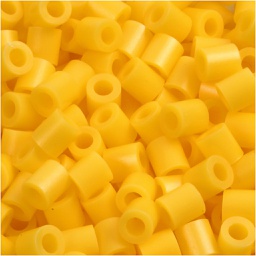 [CR751141] Strijkkralen, geel (32227), afm 5x5 mm, gatgrootte 2,5 mm, medium, 6000 stuk/ 1 doos