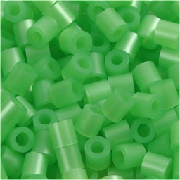 [CR751221] Strijkkralen, groen parelmoer (32240), afm 5x5 mm, gatgrootte 2,5 mm, medium, 6000 stuk/ 1 doos