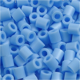 [CR751231] Strijkkralen, pastel blauw (32224), afm 5x5 mm, gatgrootte 2,5 mm, medium, 6000 stuk/ 1 doos