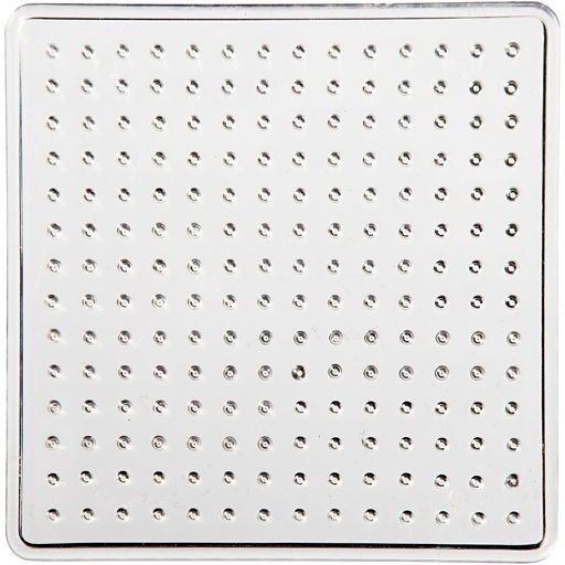 [CR753041] Plaque à picots, petit carré, dim. 7x7 cm, 10 pièce/ 1 Pq.
