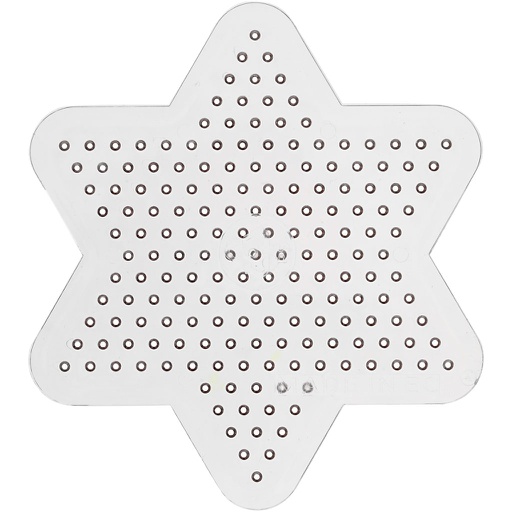 [CR753061] Plaque à picots, petite étoile, d: 10 cm, 10 pièce/ 1 Pq.