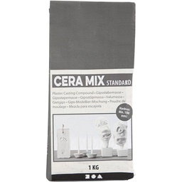 [CR786500] Cera-Mix Standaard gipsgietmix, lichtgrijs, 1 kg