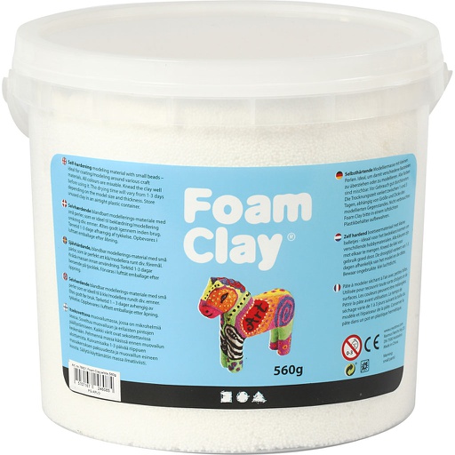 [CR78821] Foam Clay®, blanc, 560 gr/ 1 seau