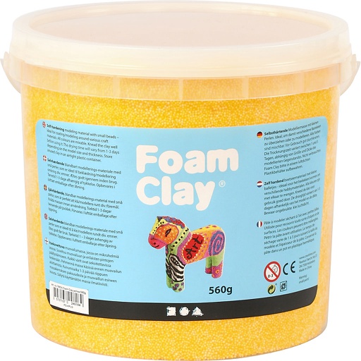 [CR78824] Foam Clay®, jaune, 560 gr/ 1 seau