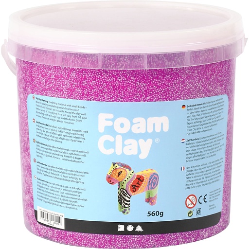 [CR78825] Foam Clay®, violet néon, 560 gr/ 1 seau