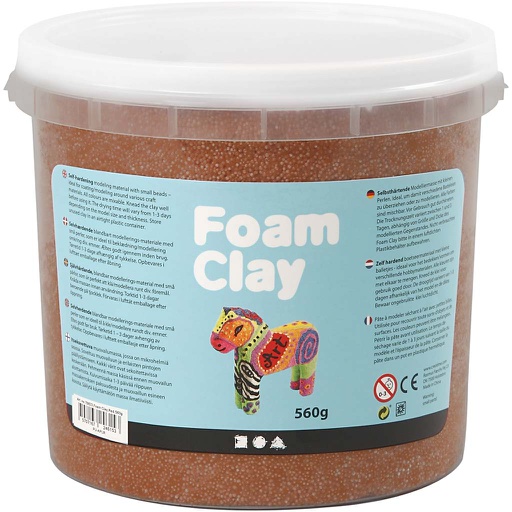 [CR78869] Foam Clay®, brun, 560 gr/ 1 seau