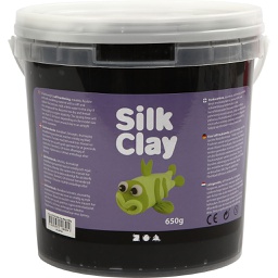 [CR79126] Silk Clay®, zwart, 650 gr/ 1 emmer